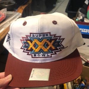 Vintage snap back hat Super bowl XXX